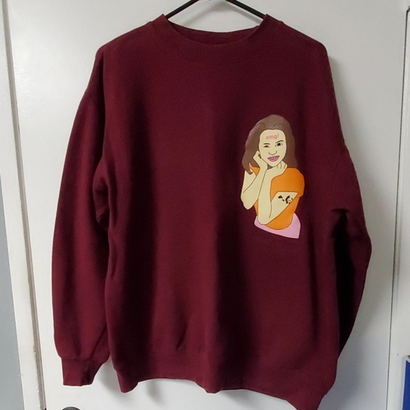 enjoi Other - Enjoi Burgundy Skater Crewneck